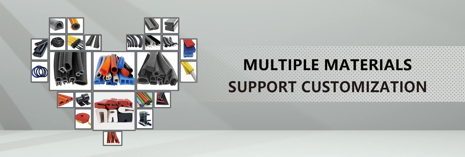 custom EPDM rubber seal strip for container