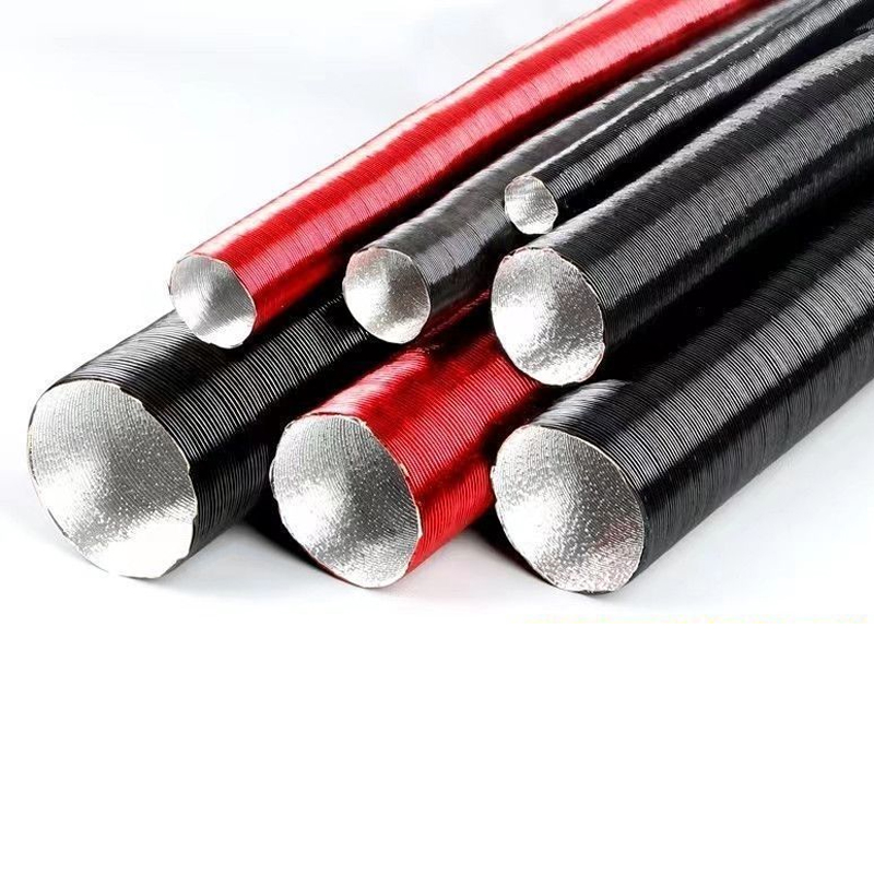 Semi-rigid aluminum air conditioning ducts