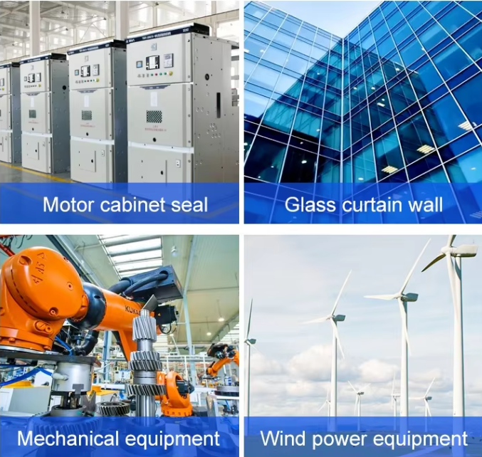 EPDM dense round sealing strip application