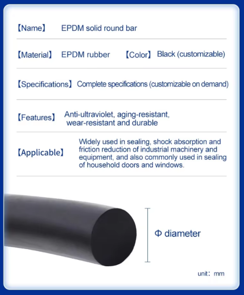 EPDM rubber seal strip factory