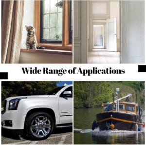 epdm foam edge seal on abs sheet